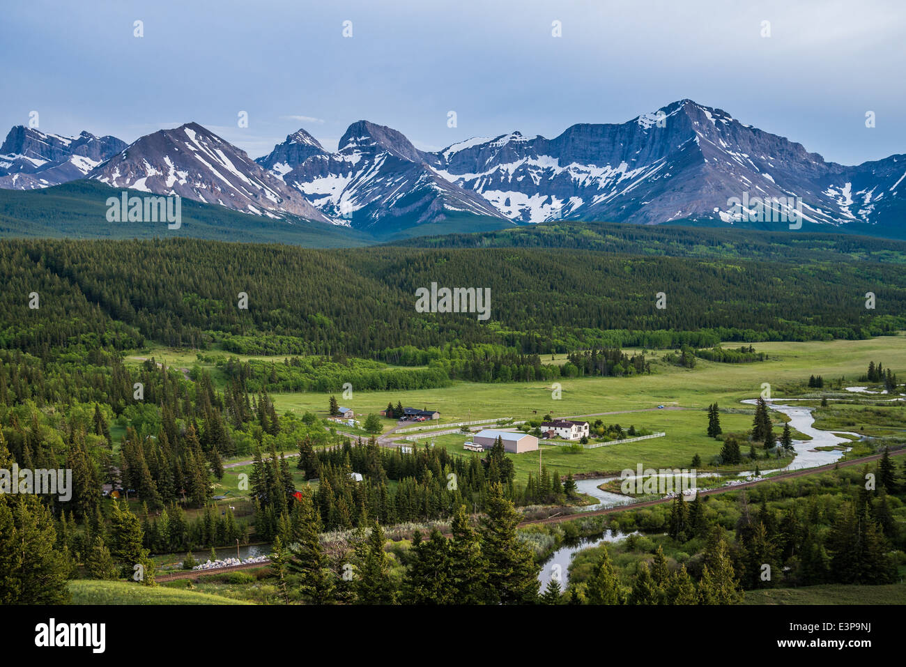 Crows Nest Pass Region, Coleman, Alberta, Canada Stock Photo Alamy