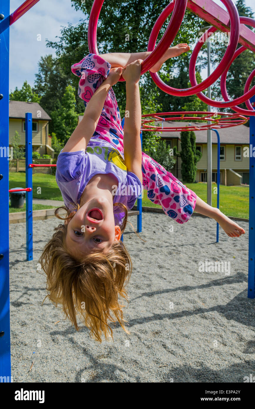 Bars child girl playground hires stock photography and images Alamy