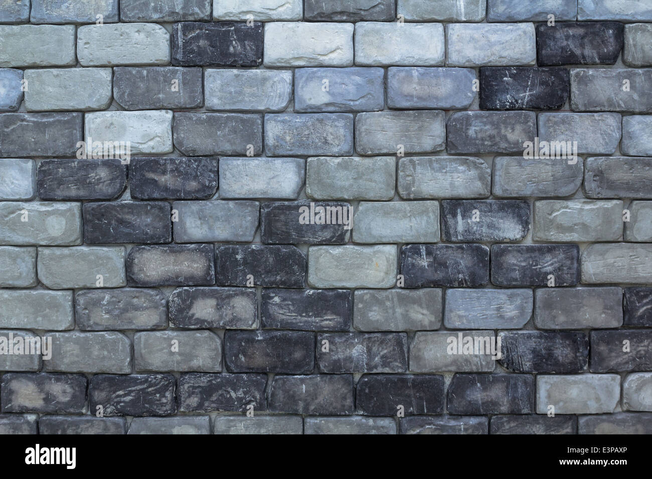 Black and gray brick wall background or texture Stock Photo Alamy