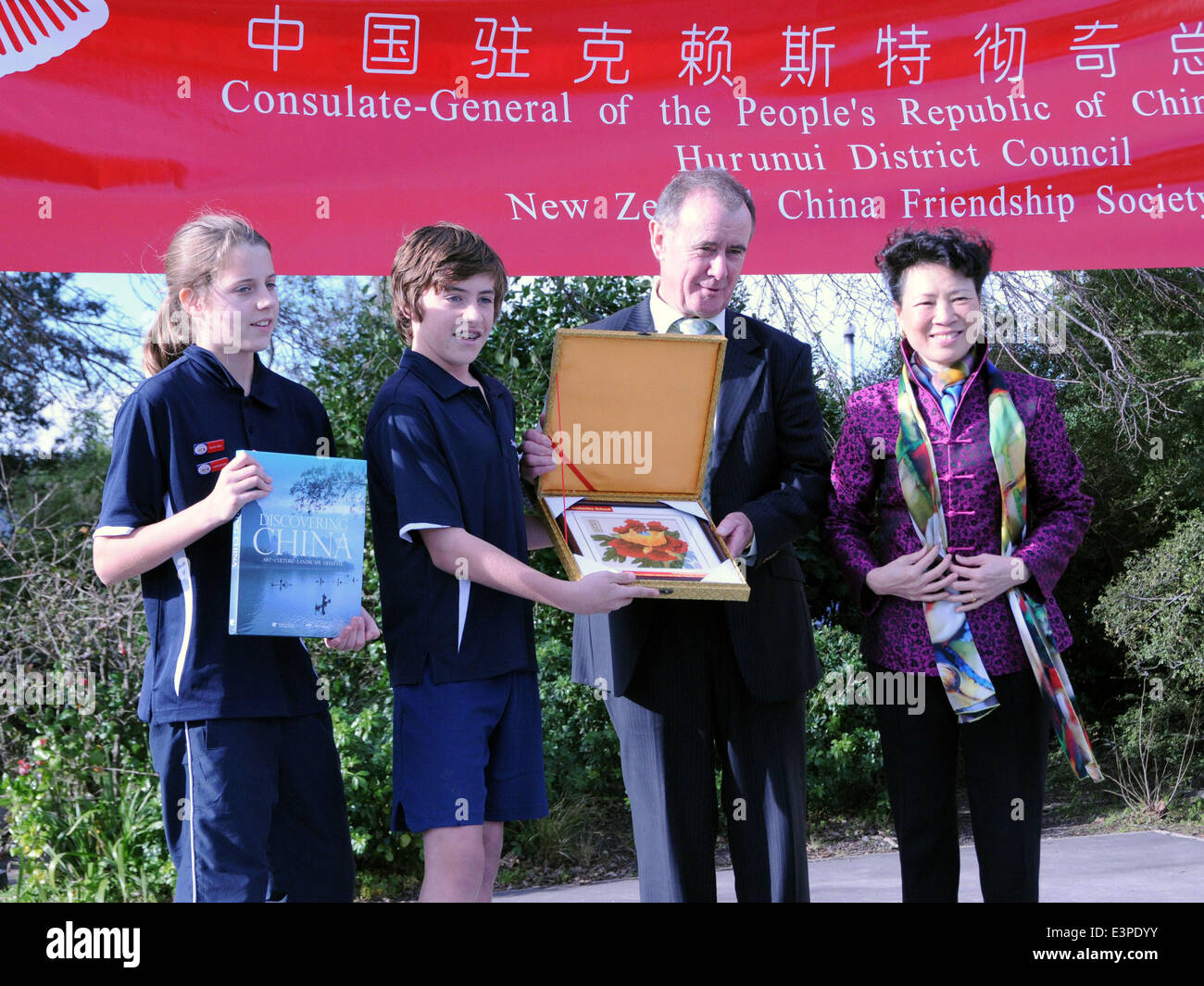 Christchurch, New Zealand. 26th June, 2014. Chinese ConsulGeneral in