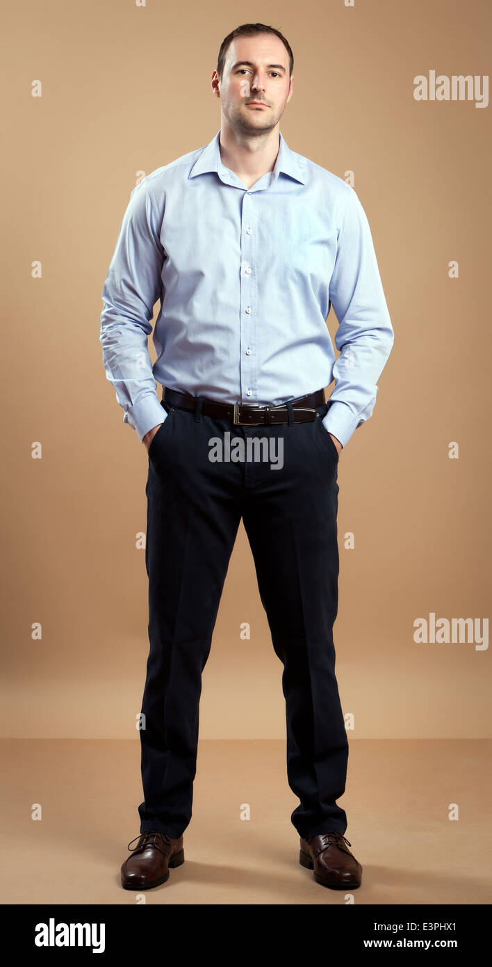 Shot confident man standing hi-res stock photography and images - Alamy