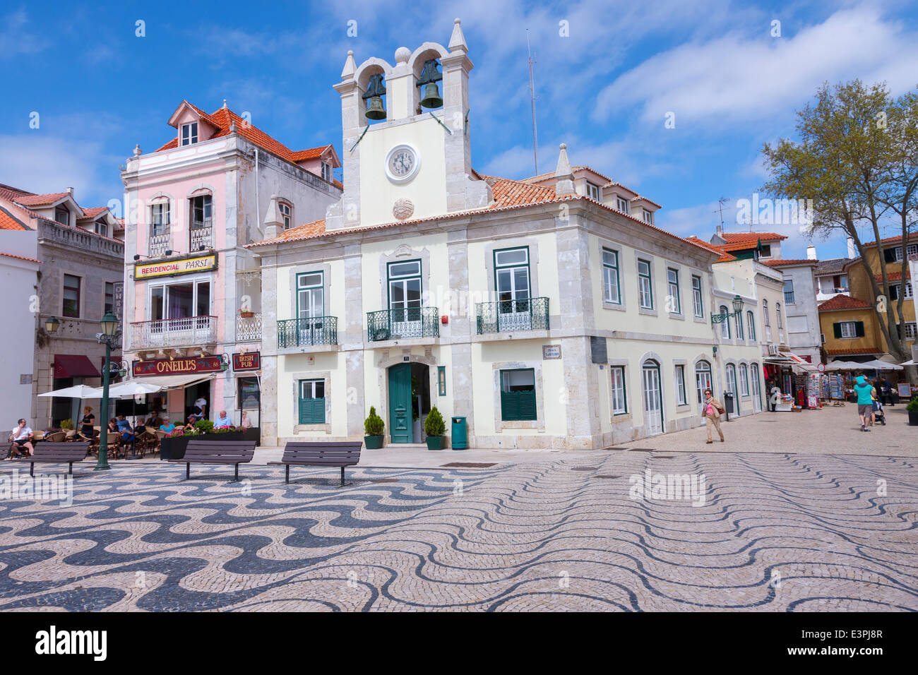 Cascais a nice old fishing village. North of Lisbon Portugal Stock