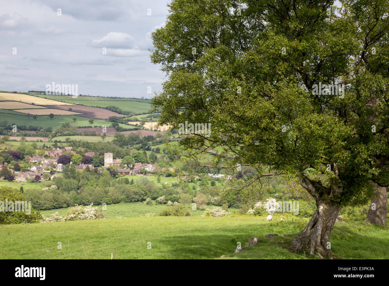 The Shropshire village of Cardington, Shropshire, England, UK Stock Photo