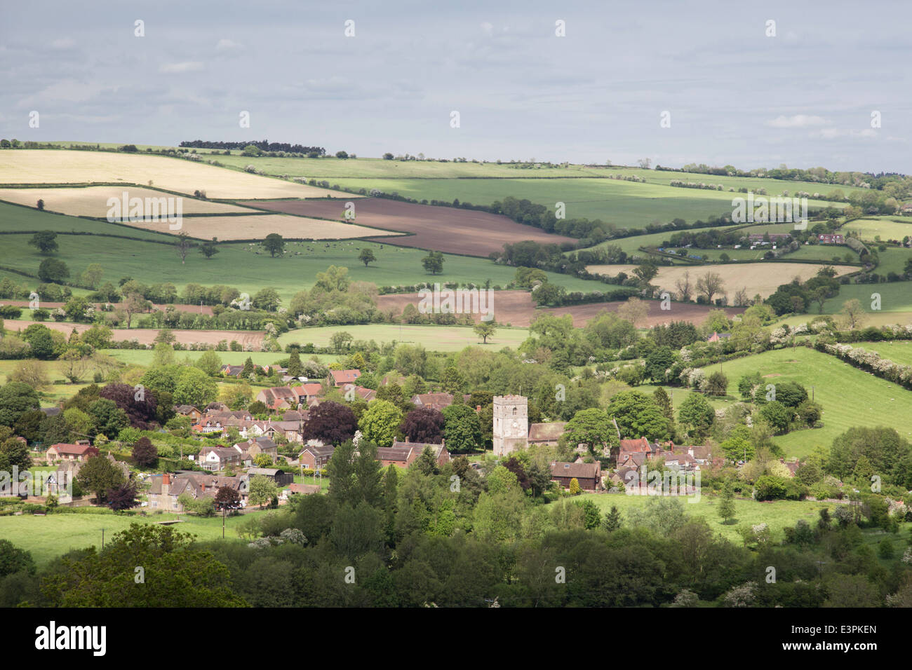 The Shropshire village of  Cardington, Shropshire, England, UK Stock Photo