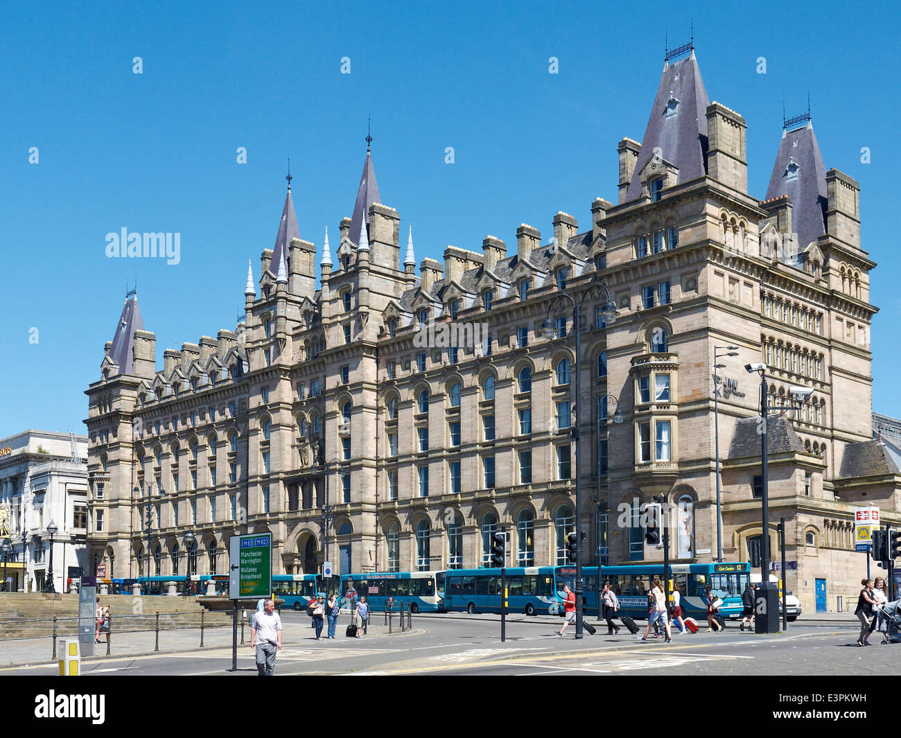 North Western Hall, student accommodation, in Liverpool Merseyside UK Stock Photo