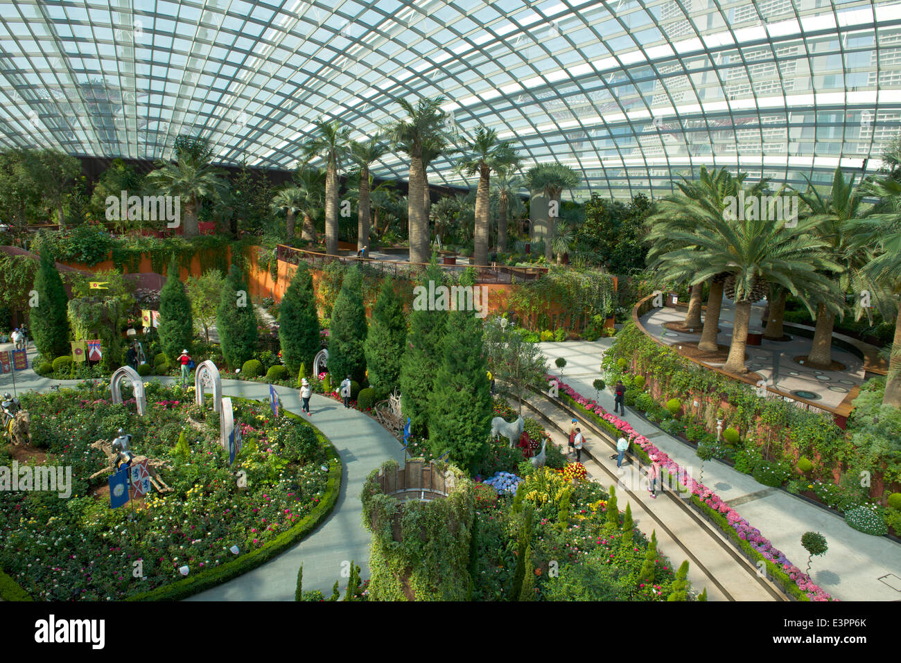 The Flower Dome, Gardens By The Bay, Singapore Stock Photo Alamy