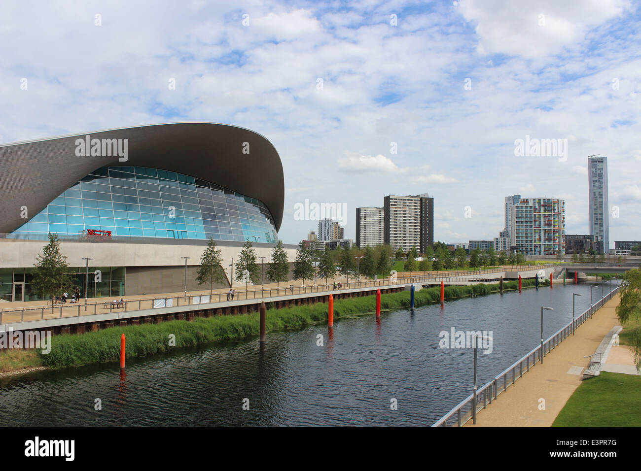 London Olympic Park, Stratford Stock Photo Alamy