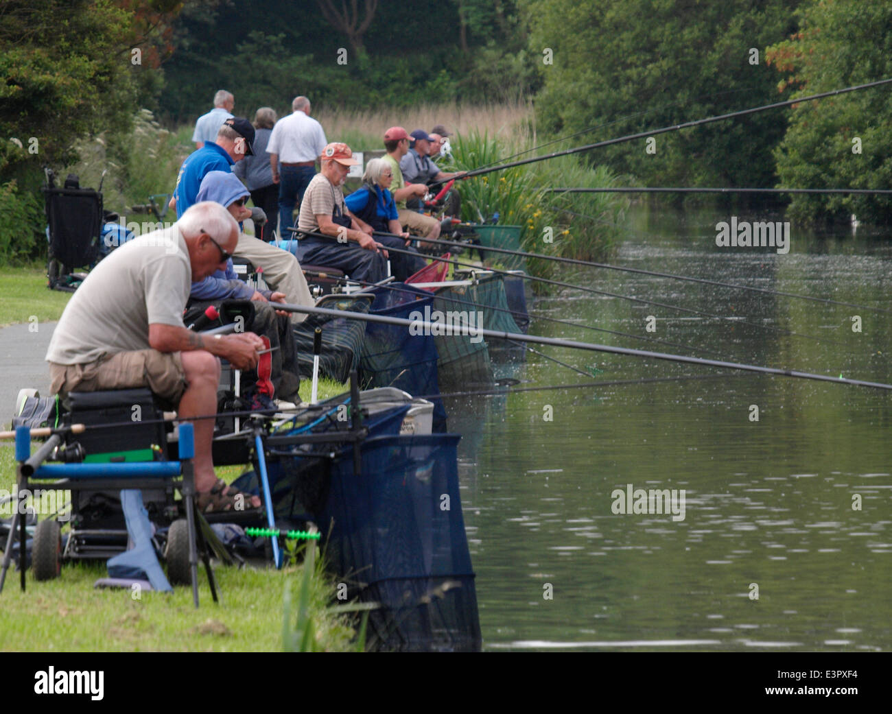 Fishing Match, Bude, Cornwall, UK Stock Photo Alamy