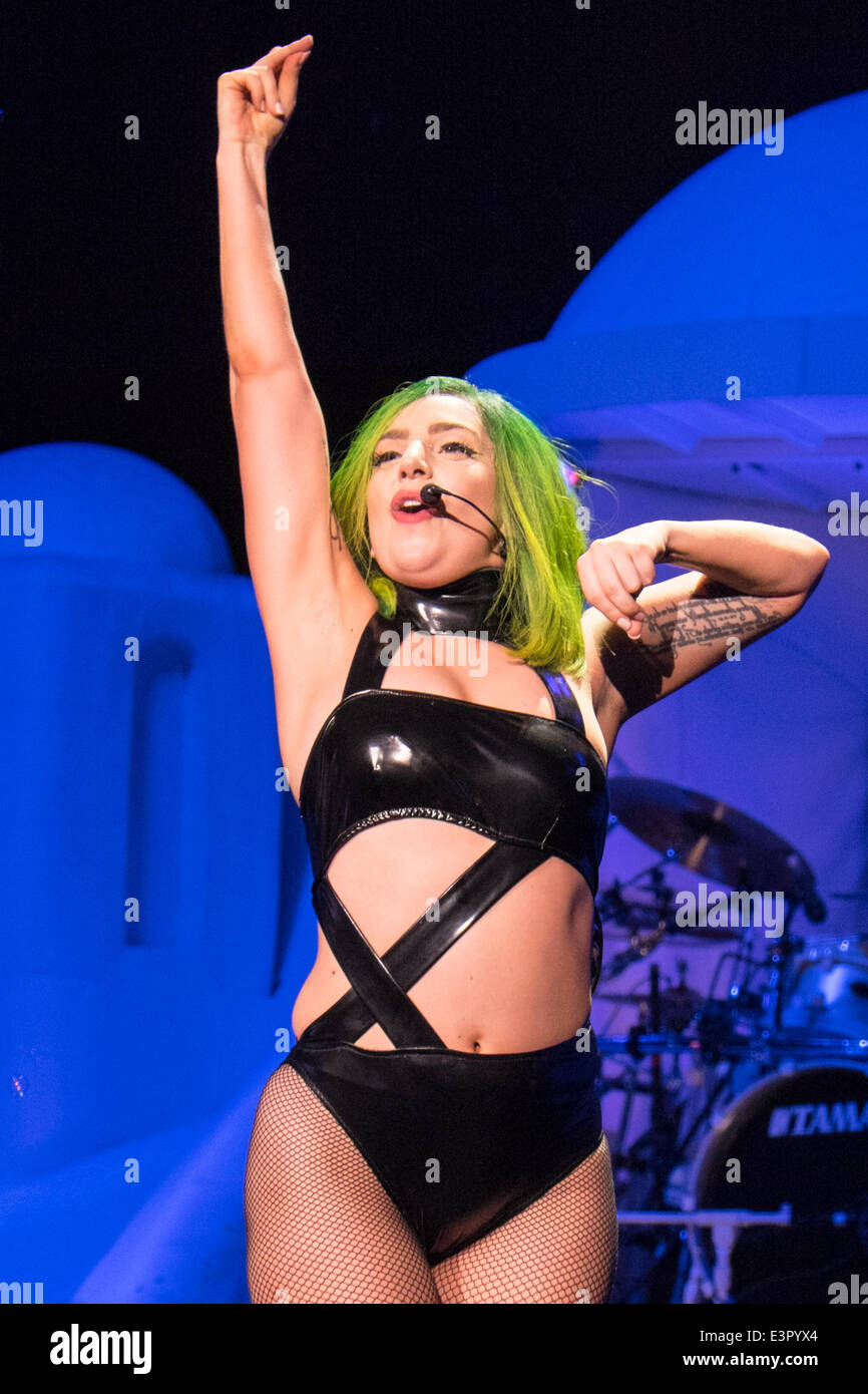 Milwaukee, Wisconsin, USA. 26th June, 2014. Vocalist LADY GAGA
