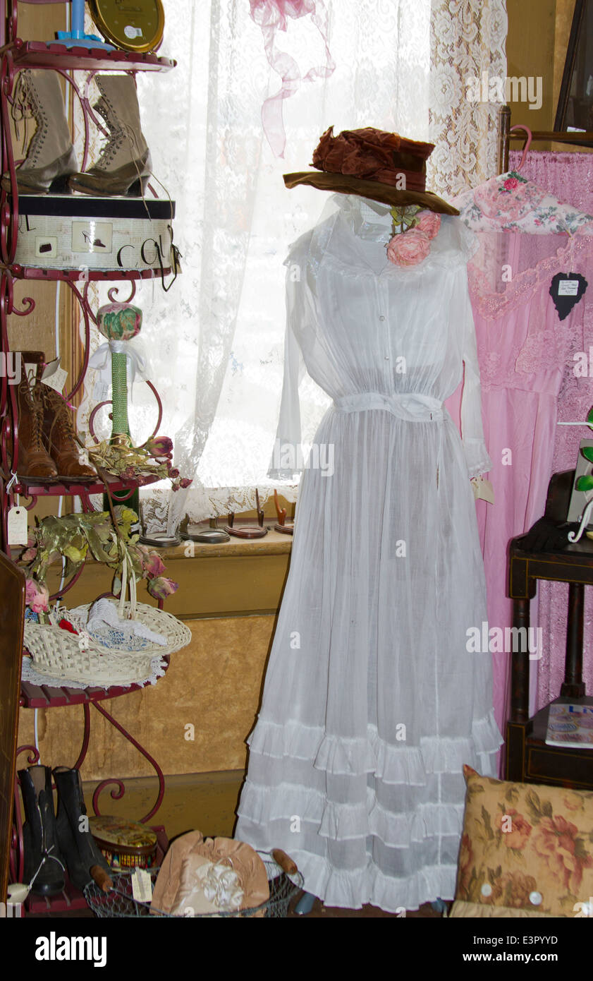 Antiques and old items in store in Leadville Colorado Stock Photo Alamy