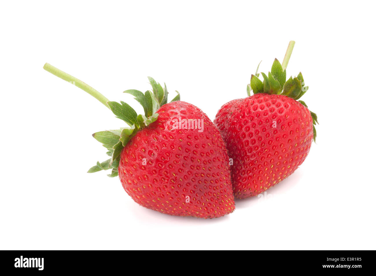 strawberry isolated on white background Stock Photo - Alamy