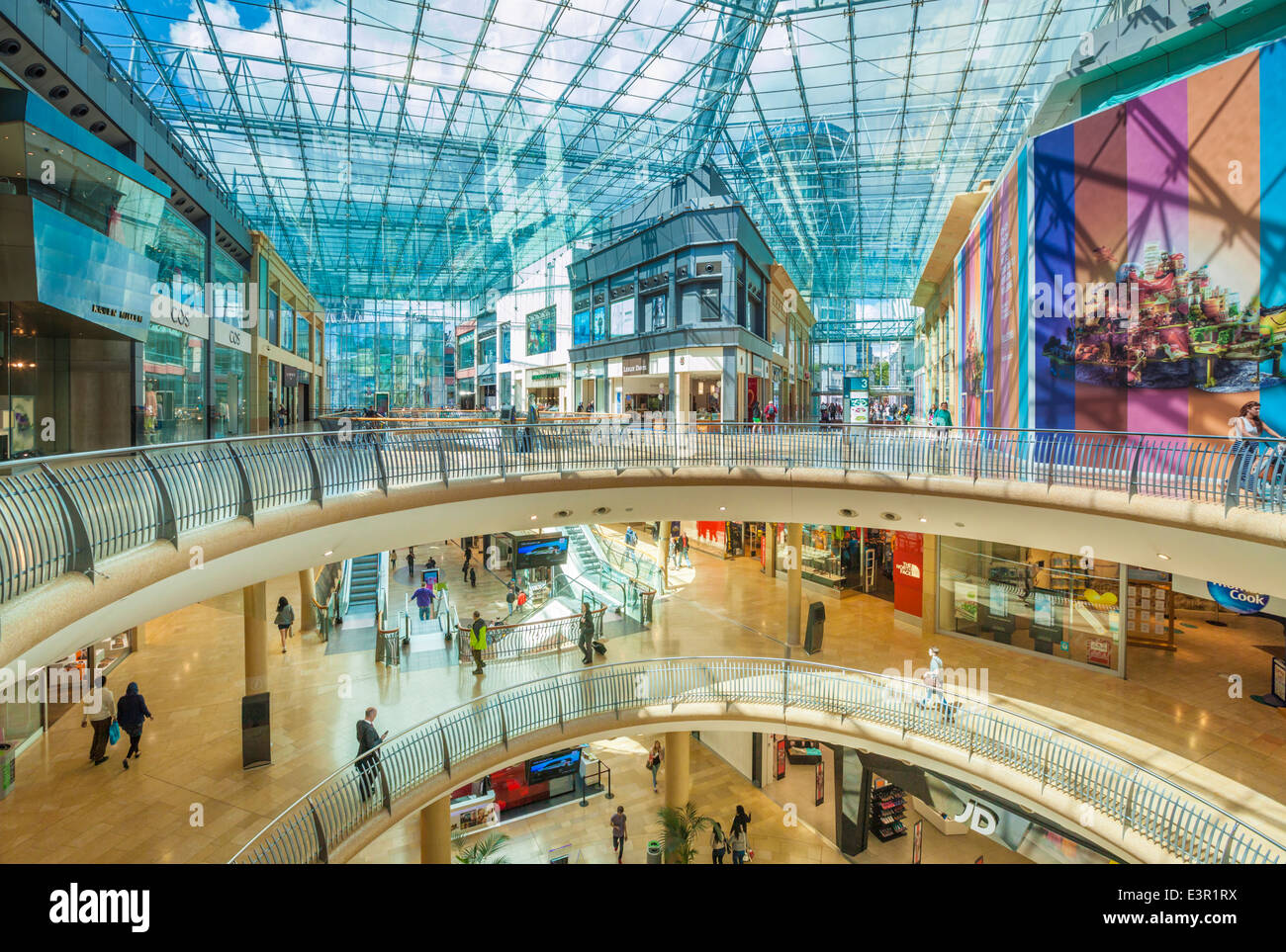 Birmingham bullring shopping centre Birmingham city centre West