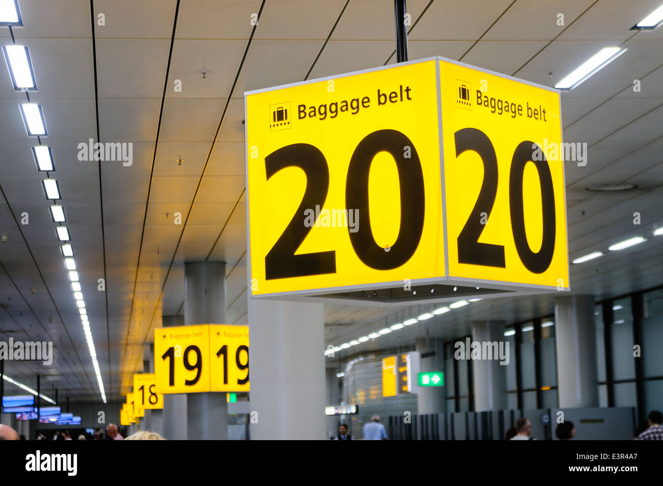 Baggage arrival schiphol airport hires stock photography and images