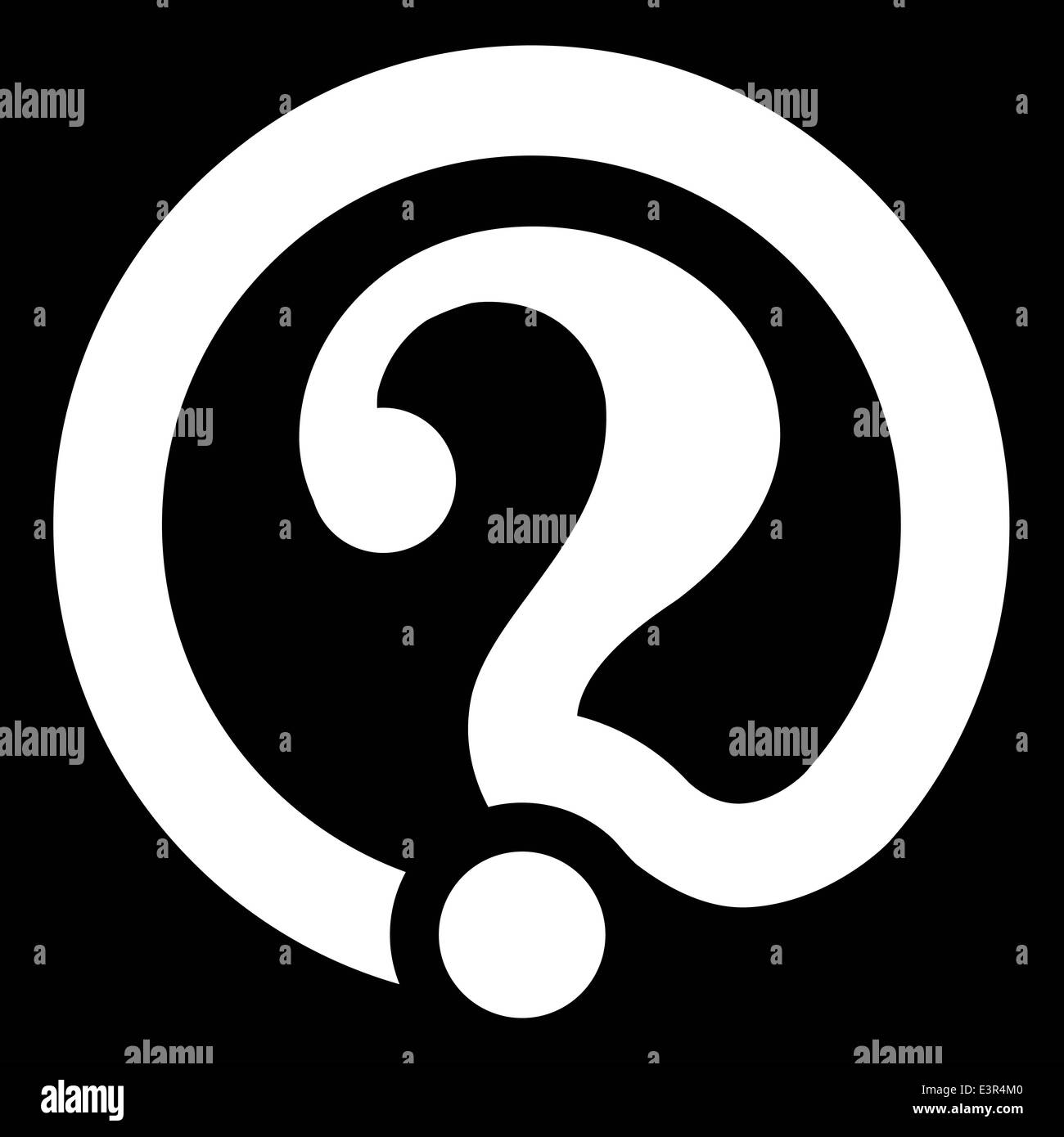 Email symbol with question mark, vector Stock Photo - Alamy