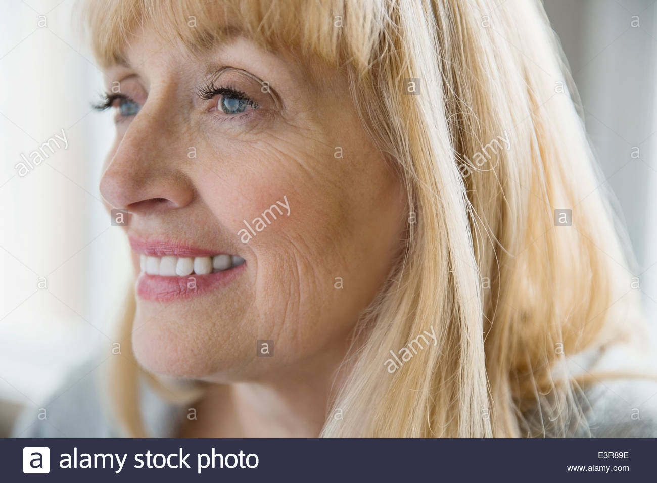 Close up of smiling woman Stock Photo