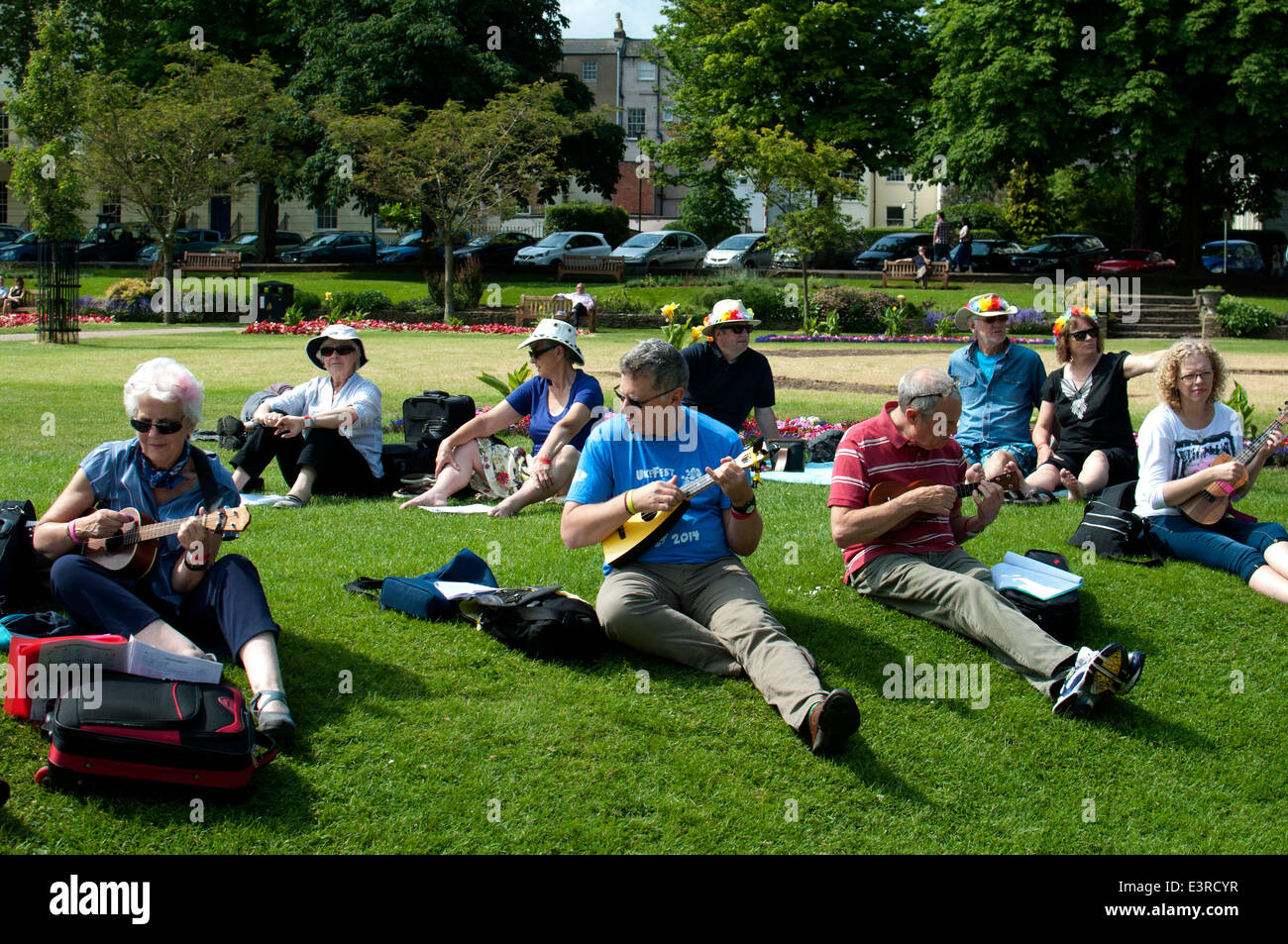 Ukulele festival of great britain hires stock photography and images