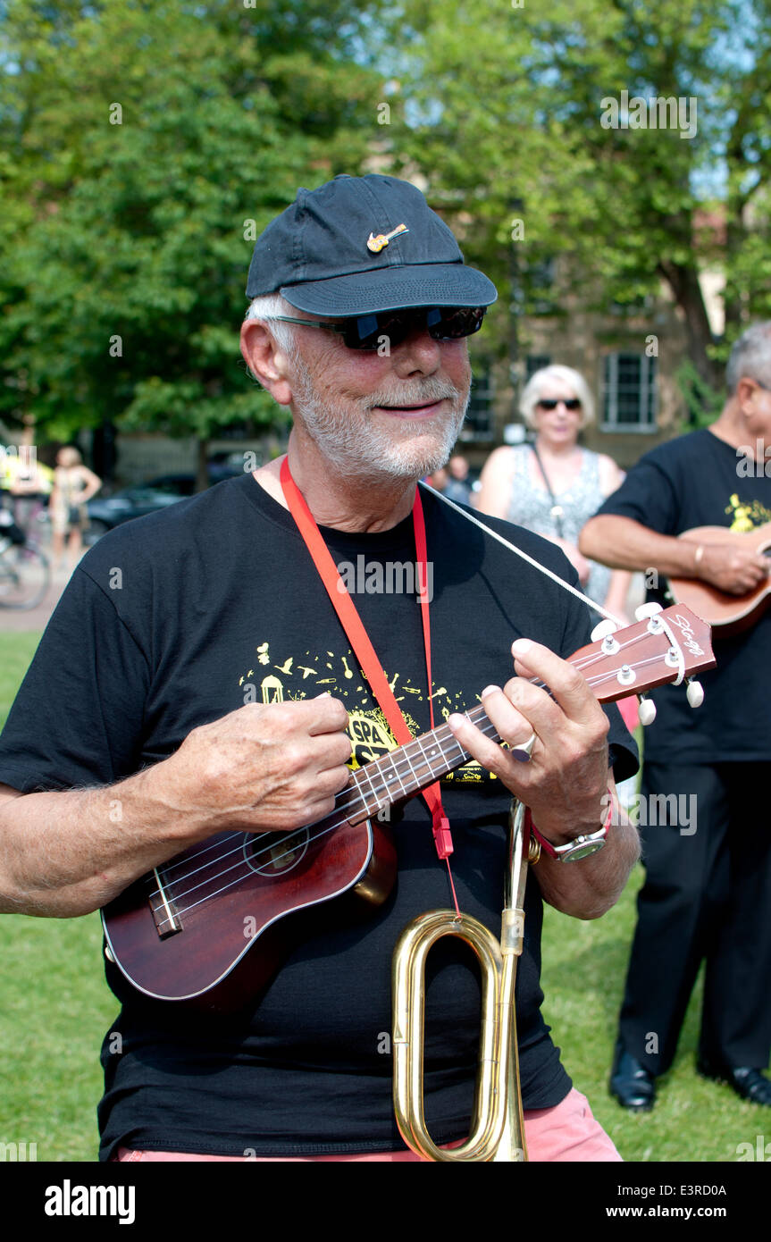 2014 Ukulele Festival of Great Britain, Cheltenham Spa, UK Stock Photo