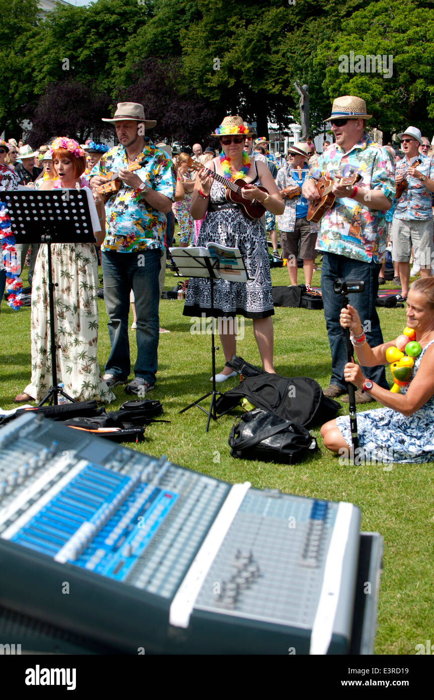 Ukulele festival of great britain hires stock photography and images
