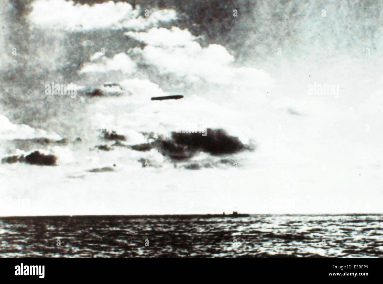 This image features the German Marine Luftschiff L11, a Zeppelin used ...
