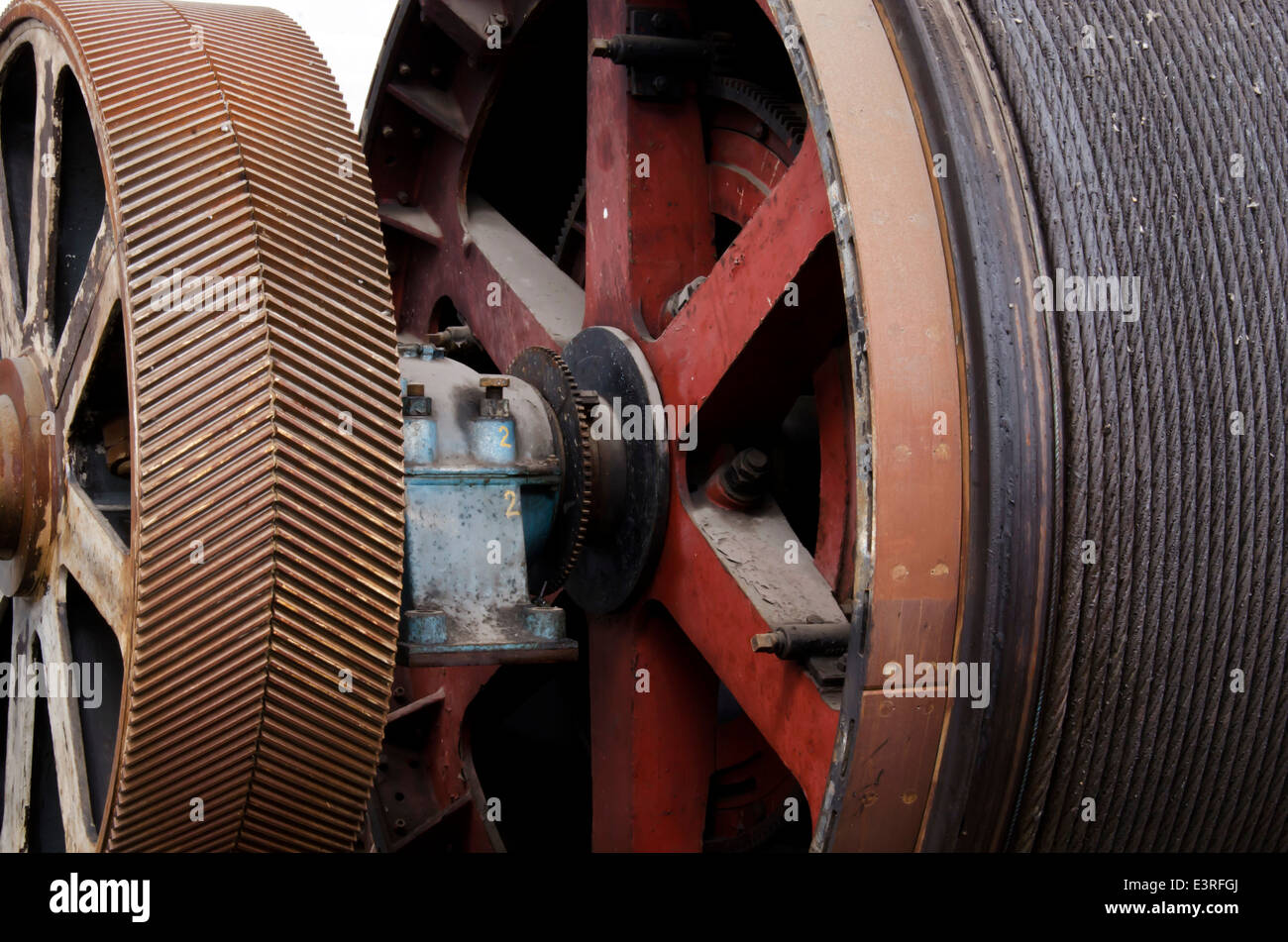 Coal Mine Winding Gear Uk Stock Photos & Coal Mine Winding Gear Uk