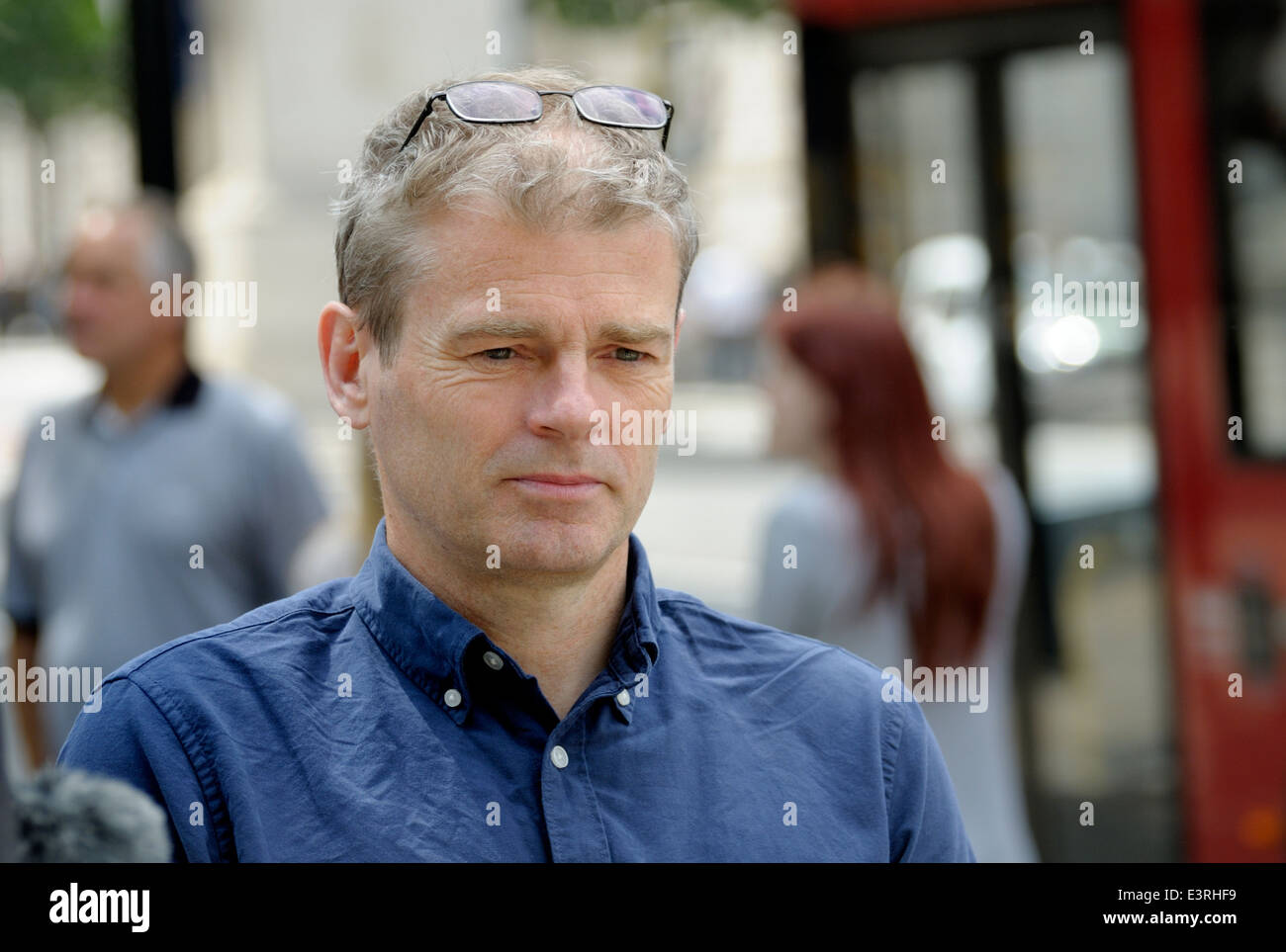 Mark Haddon - author of The Curious Incident of the Dog in the Night-Time Stock Photo