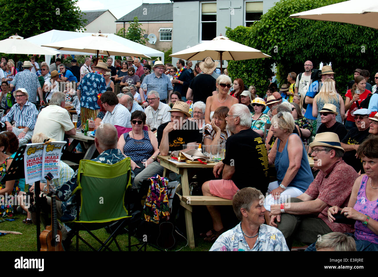 2014 Ukulele Festival of Great Britain, Cheltenham Spa, UK Stock Photo