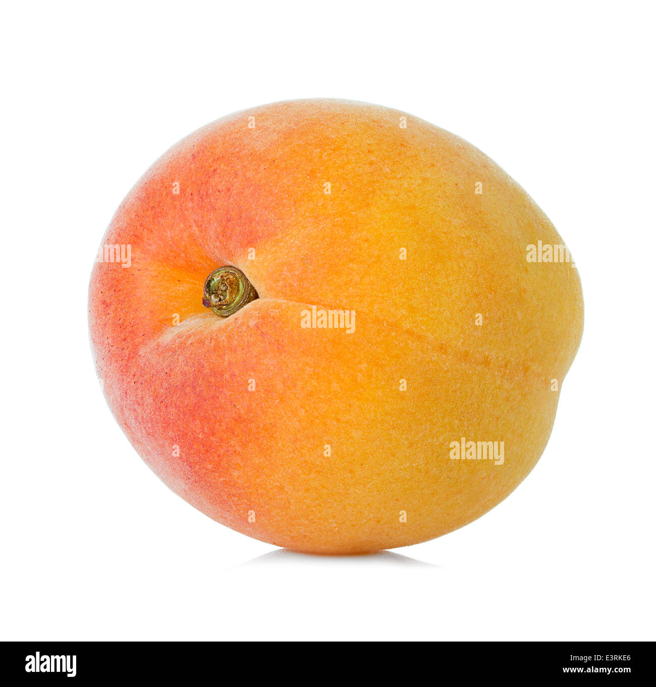 Ripe apricot fruit isolated on white background Stock Photo Alamy