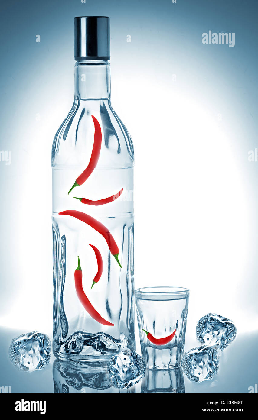 Empty vodka bottles hi-res stock photography and images - Alamy