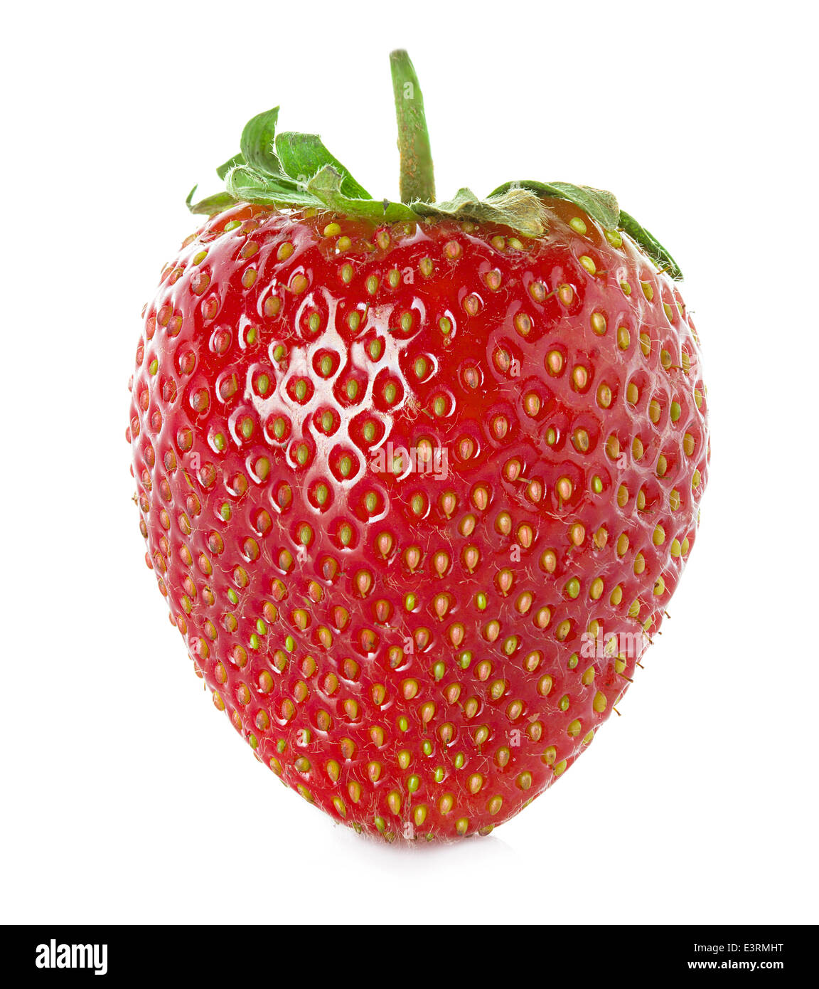 strawberries close up on white background Stock Photo - Alamy