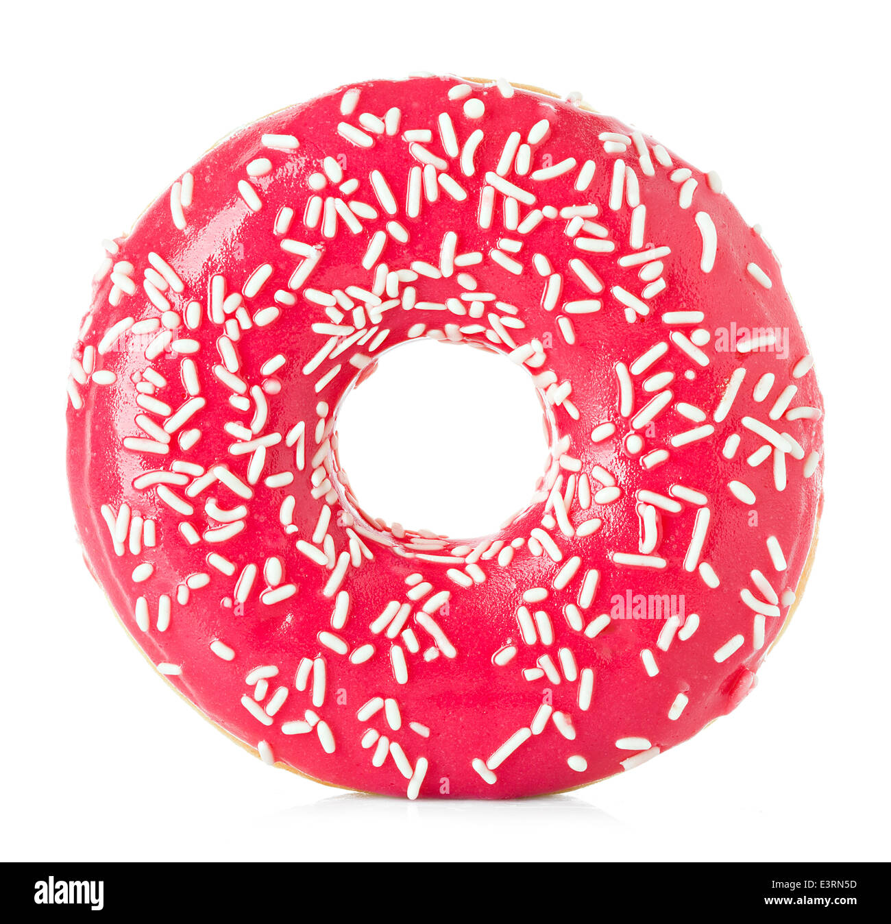 donut close-up isolated on white background Stock Photo - Alamy