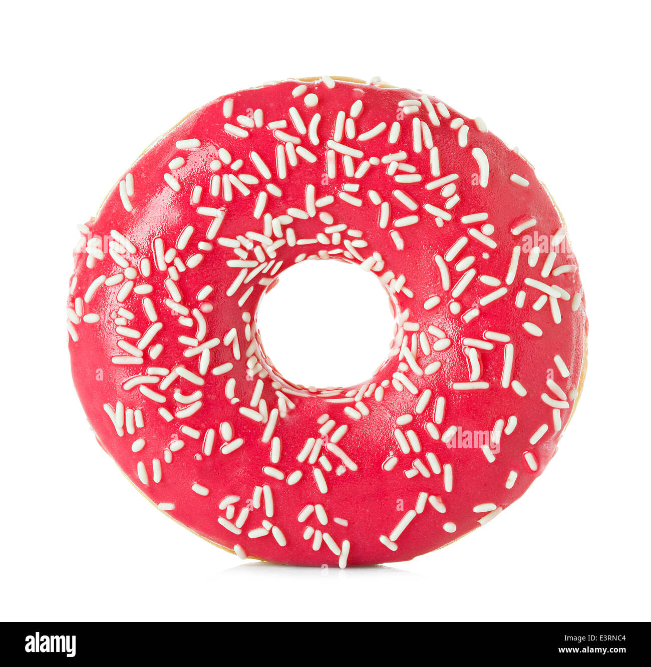 donut close-up isolated on white background Stock Photo - Alamy