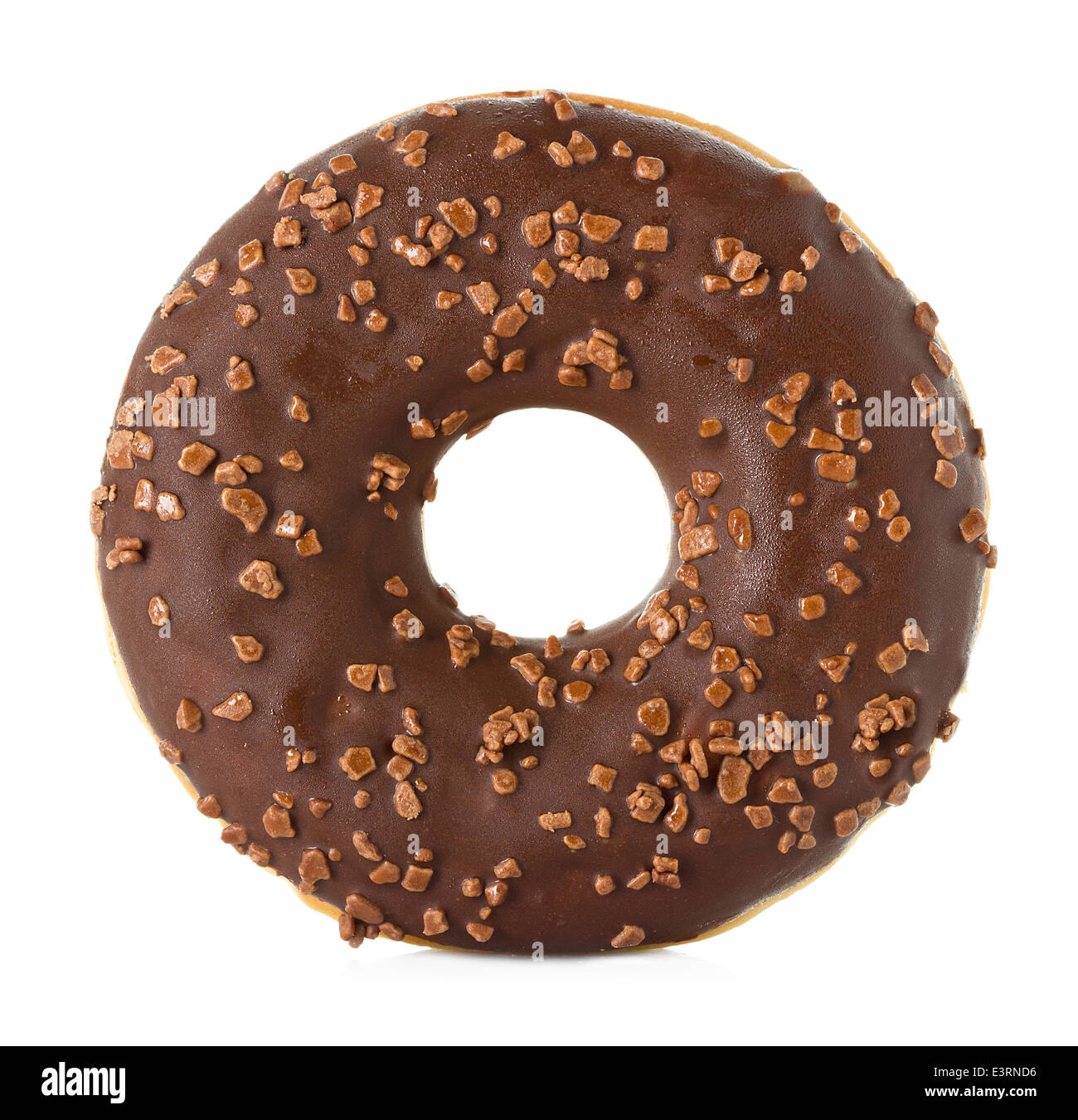 donut close-up isolated on white background Stock Photo - Alamy