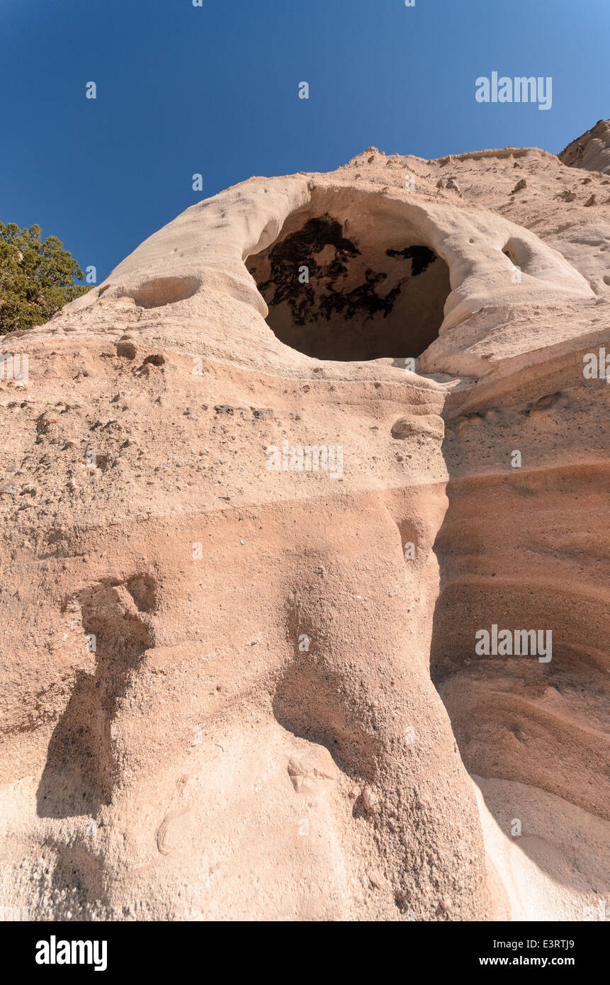 An ancient cliff dwelling at KashaKatuwe Tent Rocks National Monument