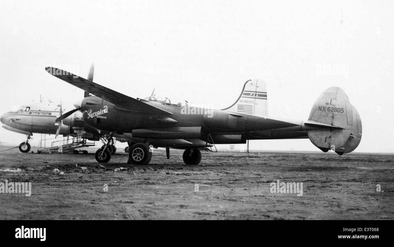 This photo from the Charles M. Daniels Collection features a C-54B ...