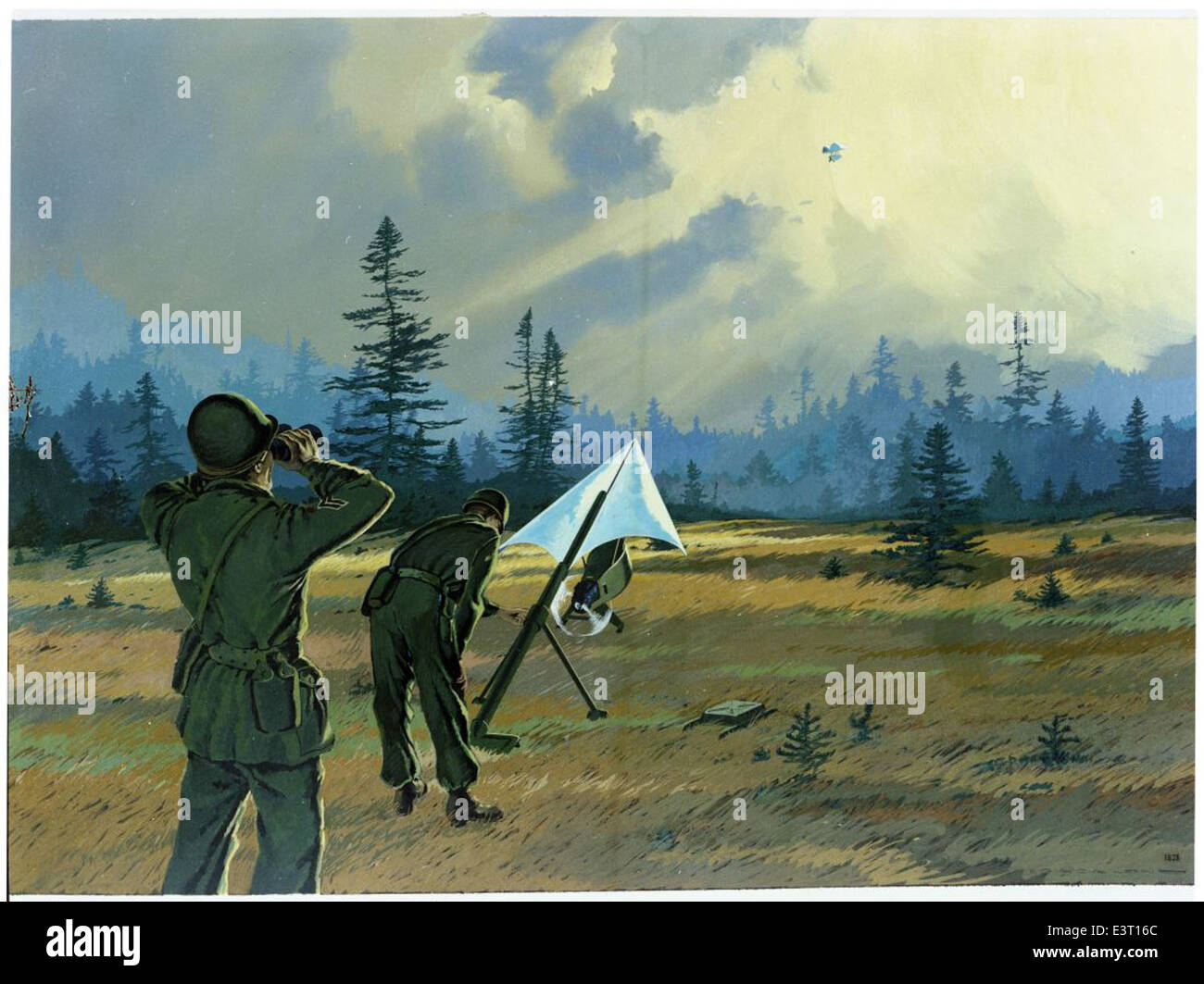 1628 Ryan Flexwing Army concept art Stock Photo