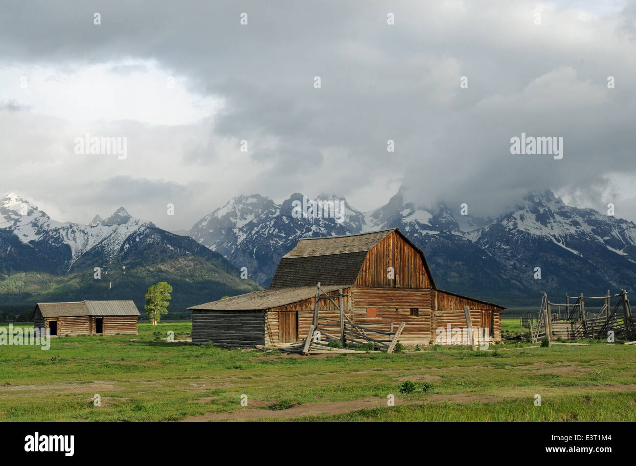 John Moulton Homestead Grand Teton National Park, Wyoming, USA Stock Photo