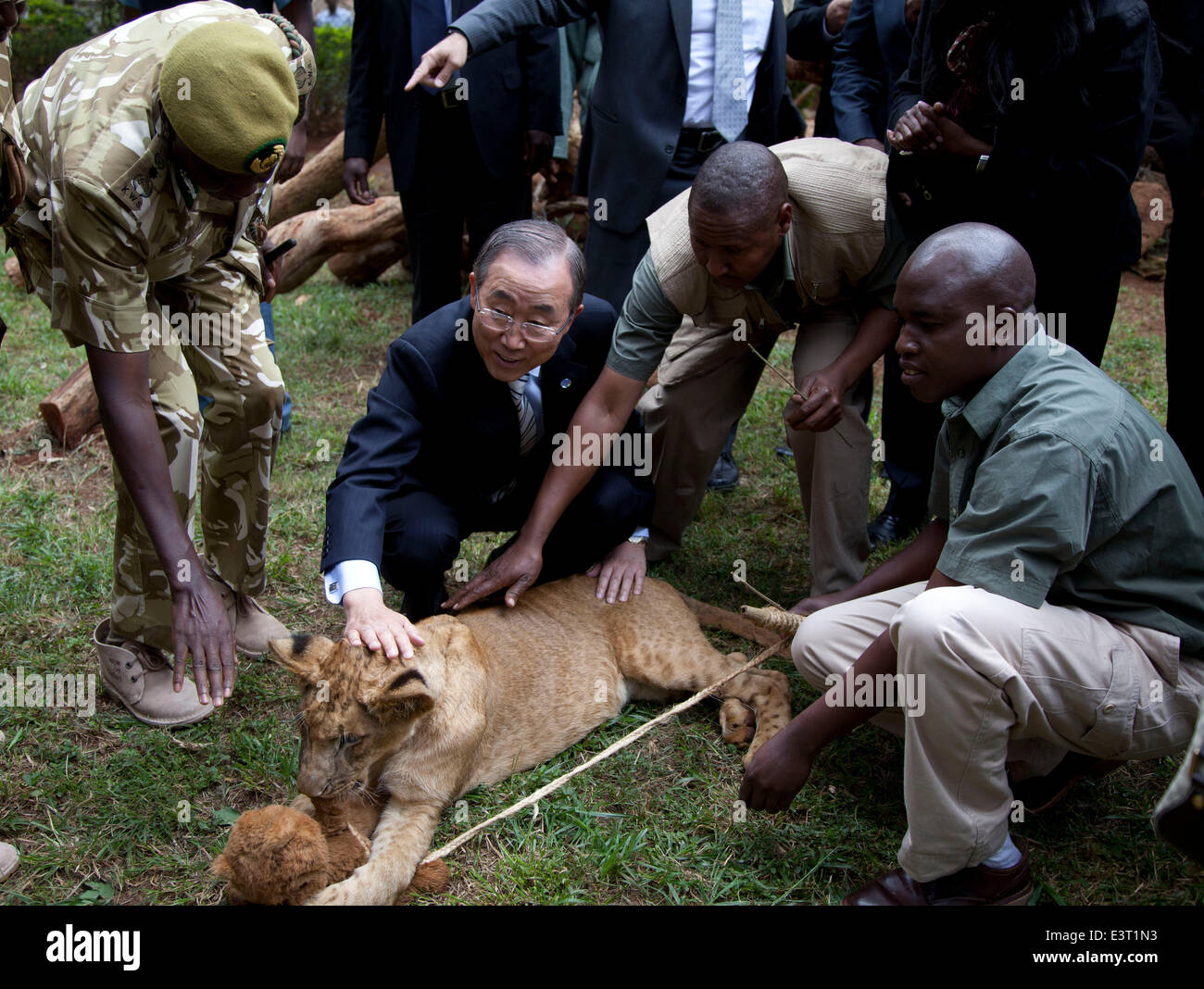 Nairobi, Kenya. 28th June 2014. United Nations Secretary General Ban Ki
