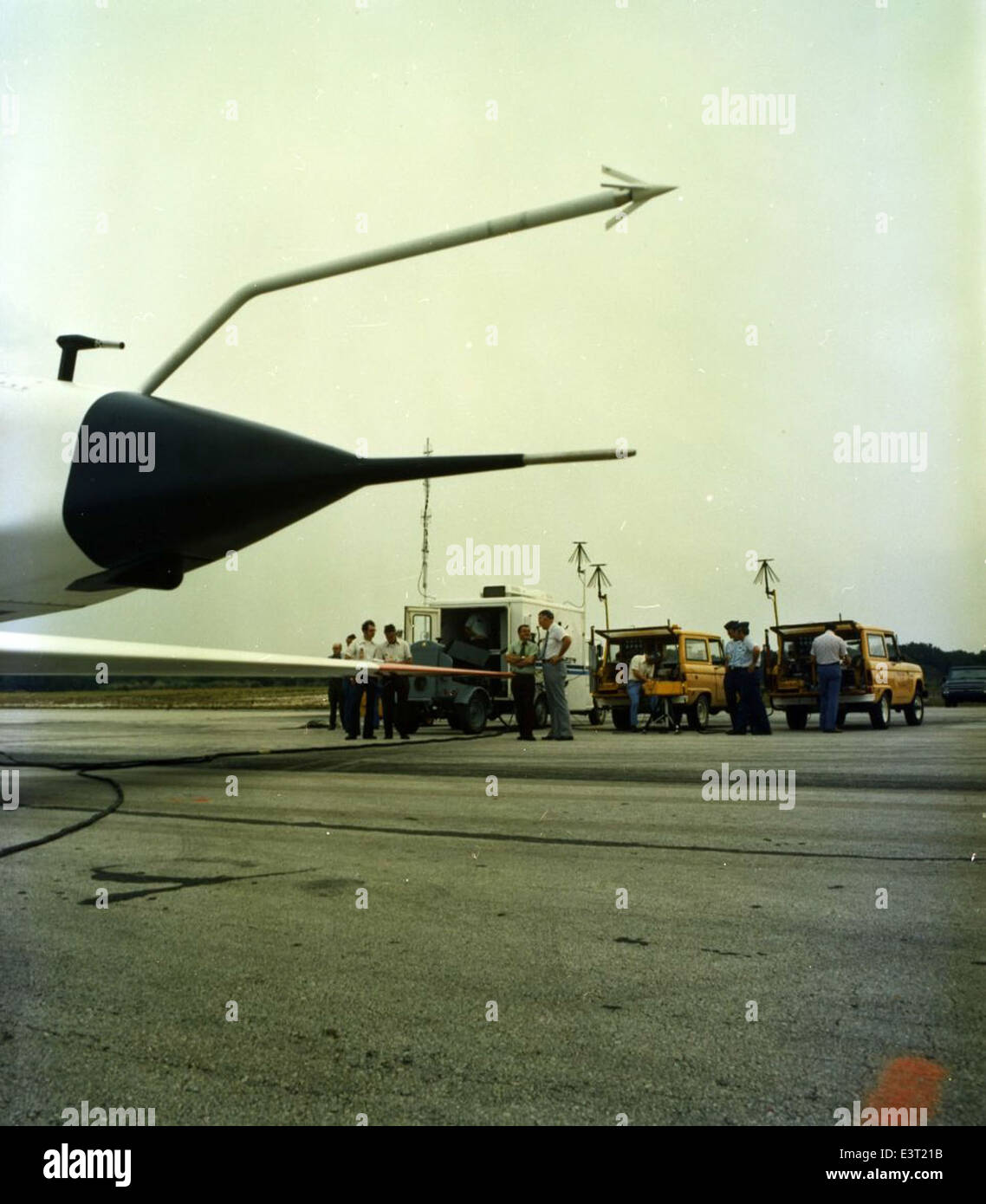 The 5-04751-C USAF photo, dated April 11, 1975, shows an aerial drone ...