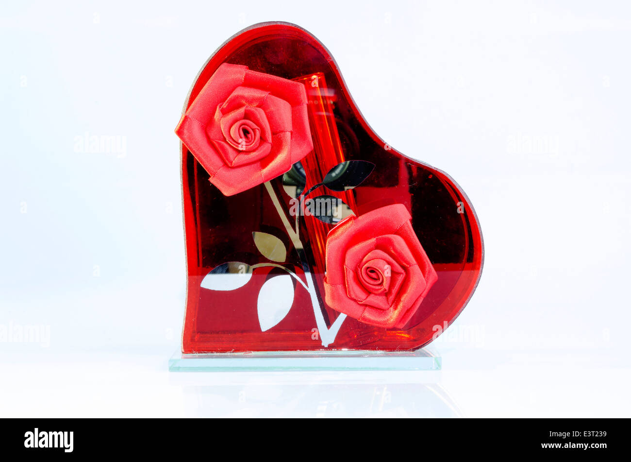 Glass Rose isolated on white background Stock Photo - Alamy