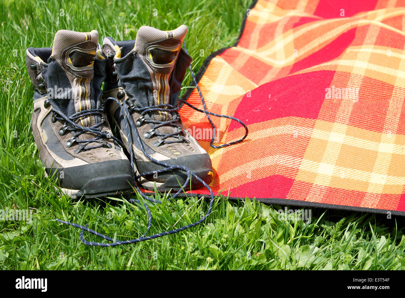 Mountain walking boots hi-res stock photography and images - Alamy