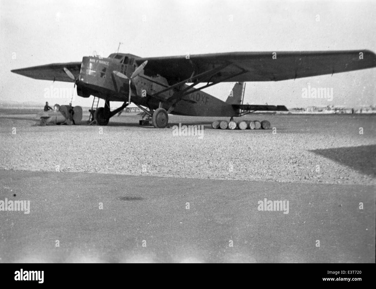 Farman 220, F-AOXF, De Gaulle, North Africa, 1943-44 Stock Photo