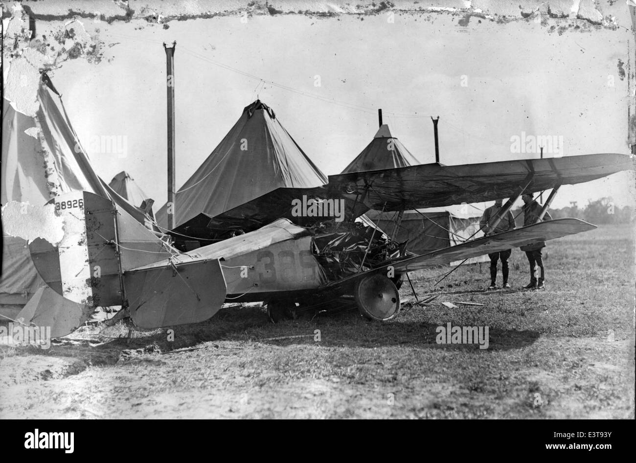 American military bases during world war one Black and White Stock ...