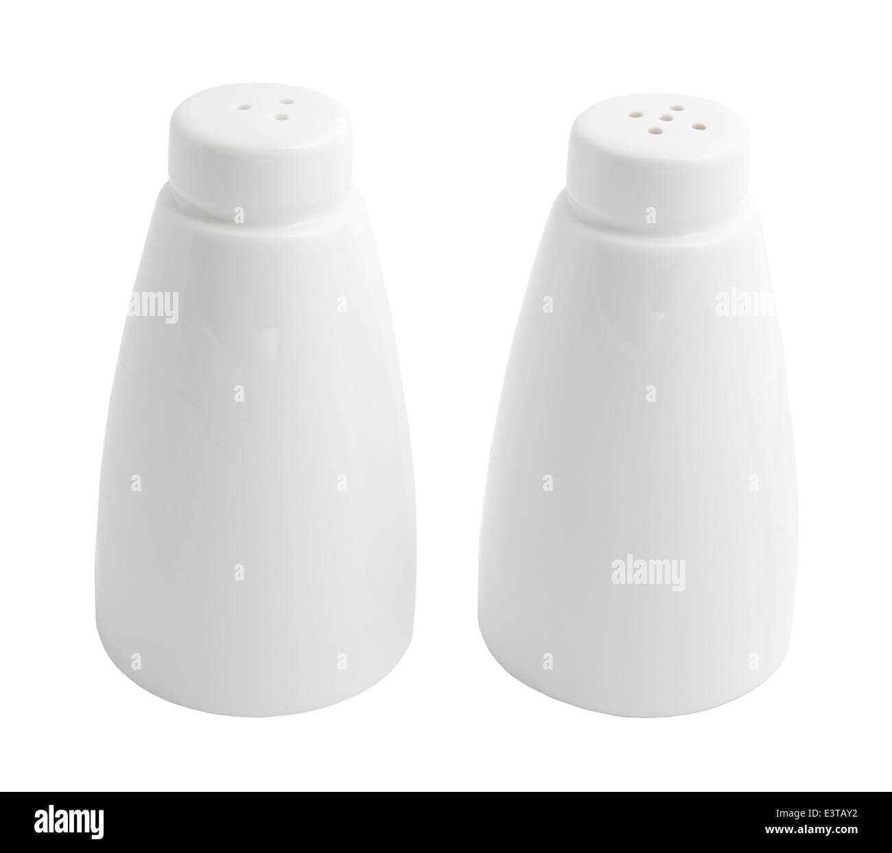 Salt and Pepper Shakers Stock Photo