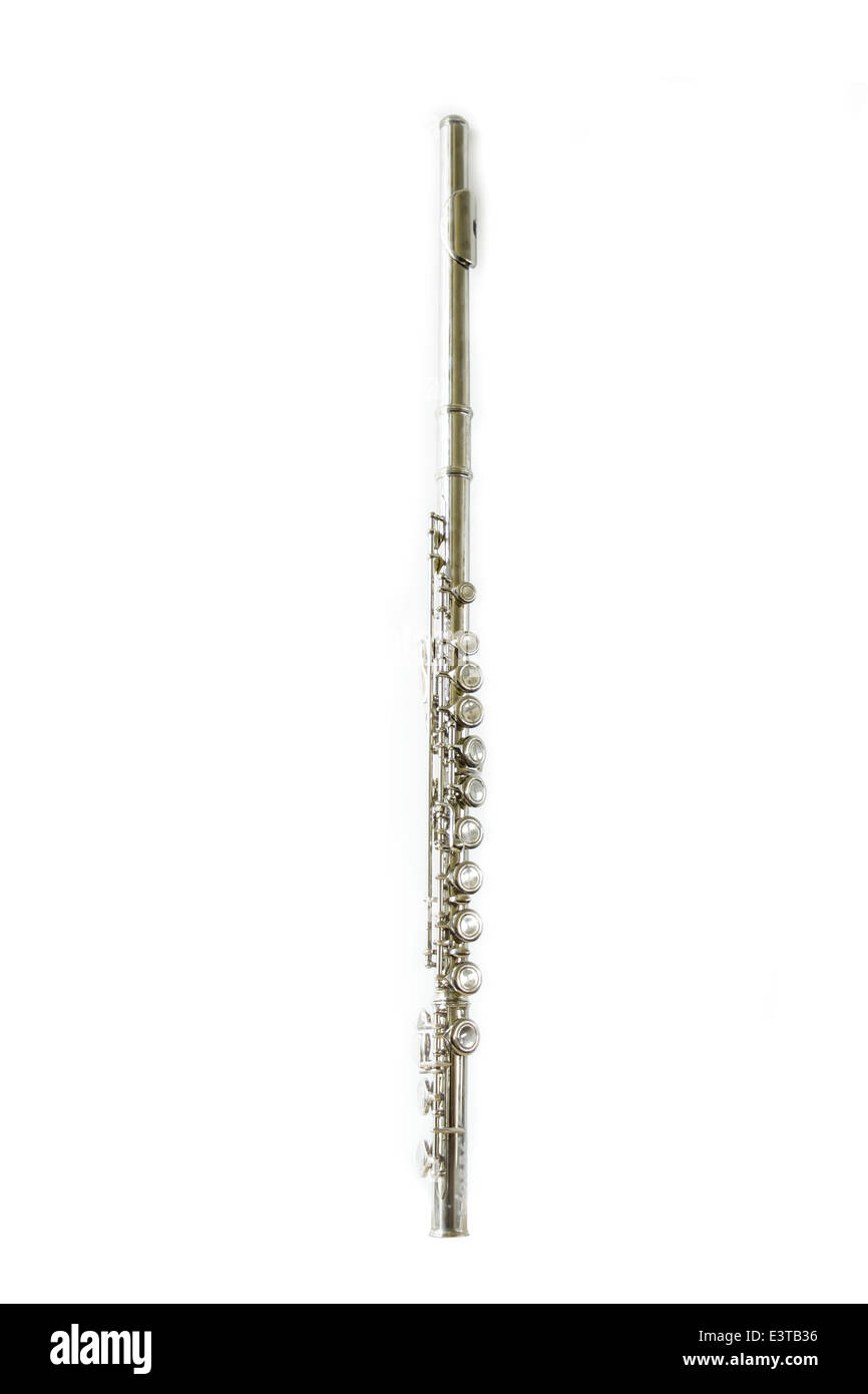 Flute isolate on white background Stock Photo