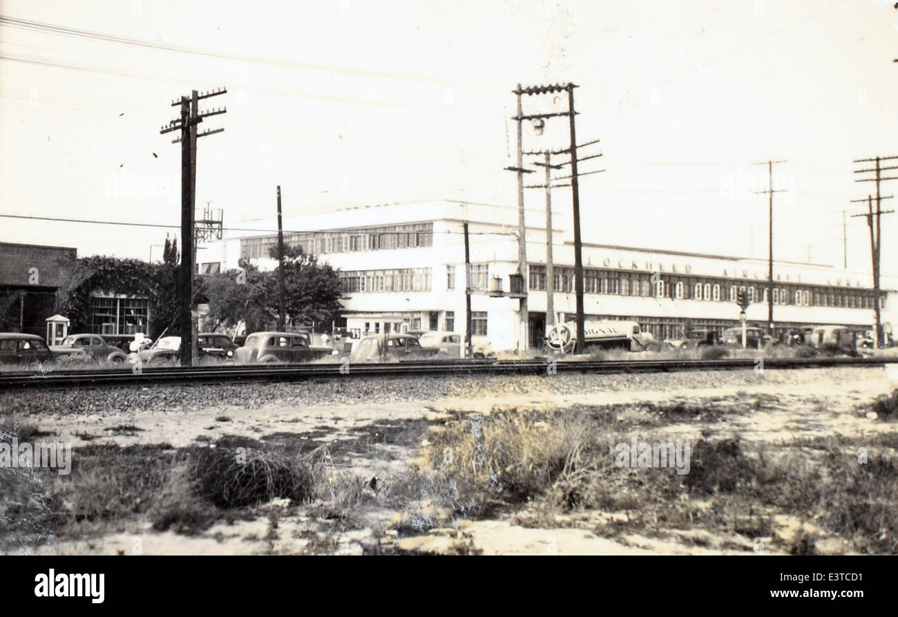 Lockheed Aircraft Building Stock Photo Alamy