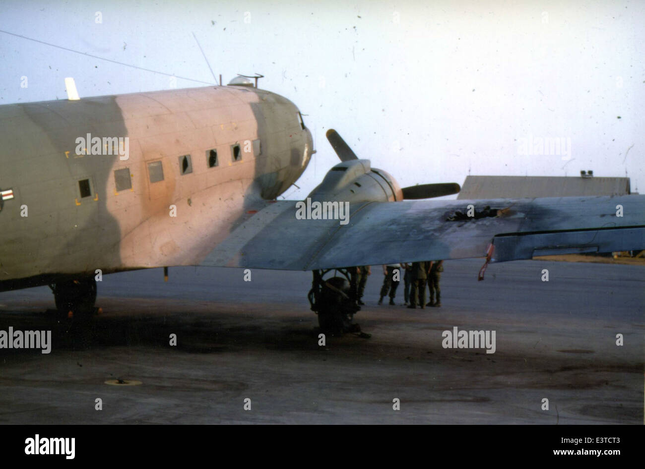 Flak damage hires stock photography and images Alamy