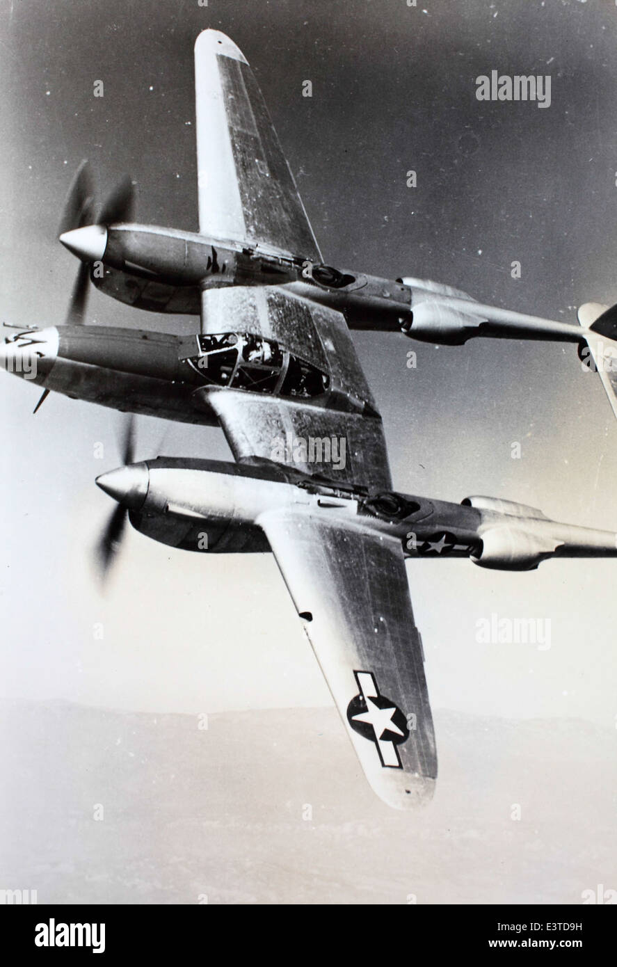 Lockheed P-38L ''Lighting'' Stock Photo