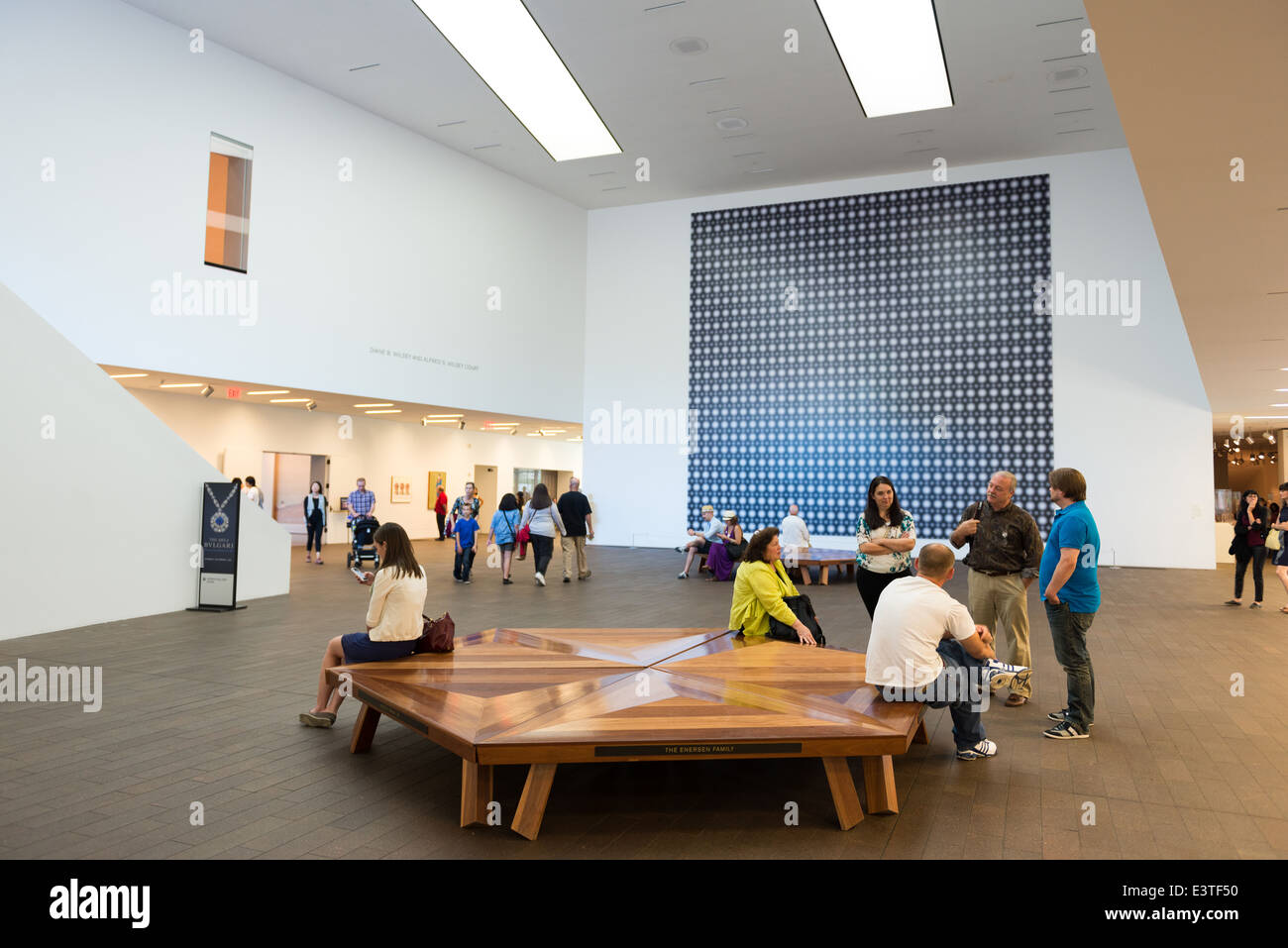 Interior of the de Young Museum in Golden Gate Park, San Francisco Stock Photo
