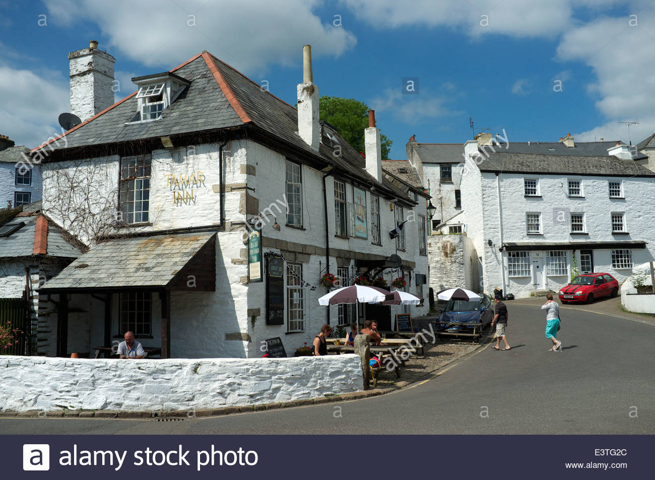 The Tamar Inn, in Calstock in Cornwall, UK Stock Photo 71224900 Alamy