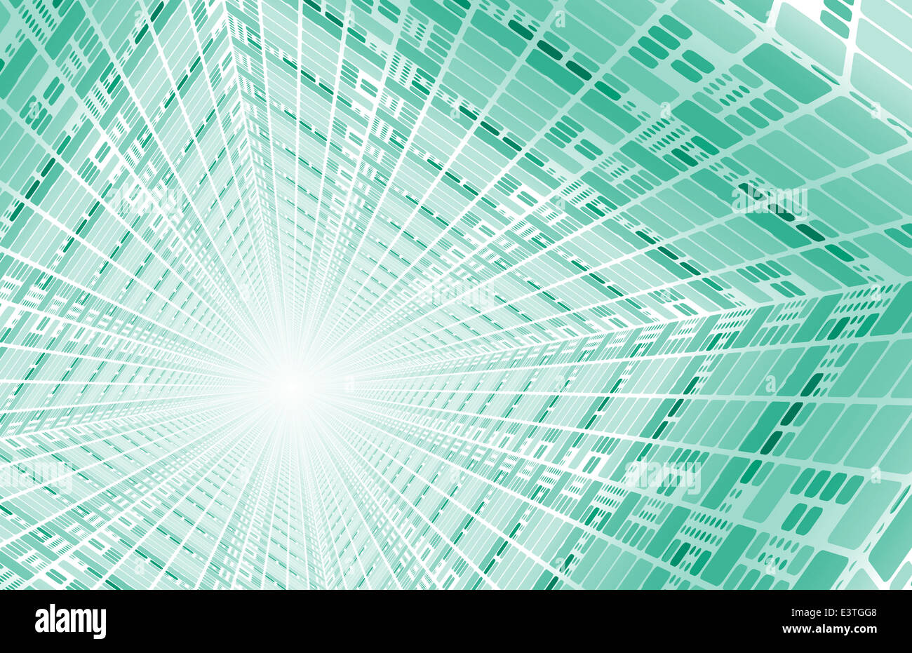 Technology Network with Circuit Board Data Flow Stock Photo - Alamy